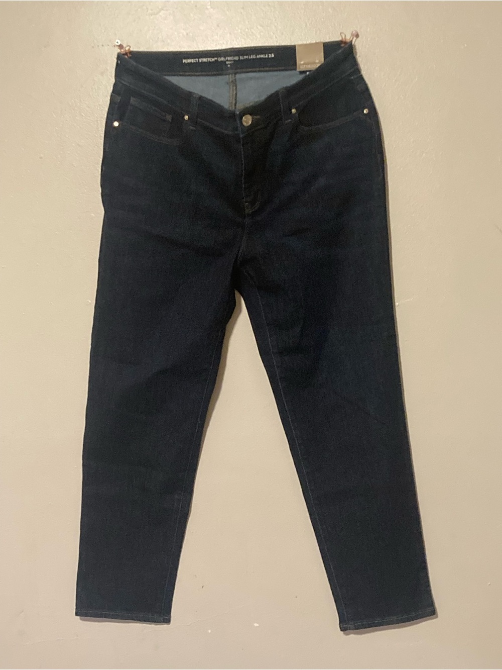 Chico's Dark Blue Ankle Slim Jeans